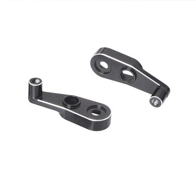 ZLiT Metal Front Shocks Absorbers Bracket Monut for Tamiya 1/10 Hotshot II 2024 4WD RC Car Shocks Absorbers Mount Upgrade Parts (Black)