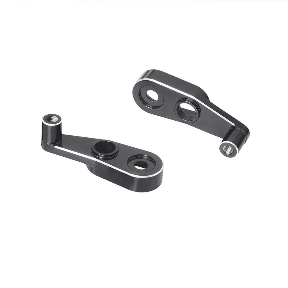ZLiT Metal Front Shocks Absorbers Bracket Monut for Tamiya 1/10 Hotshot II 2024 4WD RC Car Shocks Absorbers Mount Upgrade Parts (Black)