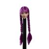 Fremego 1/6 Scale Female Head Sculpt,Beauty Asian Girl Pale Skin Movable Eyes Head Carved for 12inch PH TBL JO VC Action Figure (Pink Long Hair) view 1