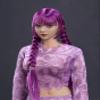 Fremego 1/6 Scale Female Head Sculpt,Beauty Asian Girl Pale Skin Movable Eyes Head Carved for 12inch PH TBL JO VC Action Figure (Pink Long Hair) view 2