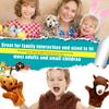 15 Pack Safari Animal Hand Puppet Zoo Plush Animal Hand Puppets Elephant Giraffe Bear Monkey Zebra Stuffed Puppet Toys for Kids Adult Show Theater Telling Story Teaching Role Play view 4