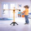 LEXiBOOK, Crosslander Pro, RC Crane, Remote-Controlled Tower Crane, Height 4.20 ft, Lifts up to 1.10 lb, Multidirectional, Sound and Light Effects, Yellow, RCP35 view 3