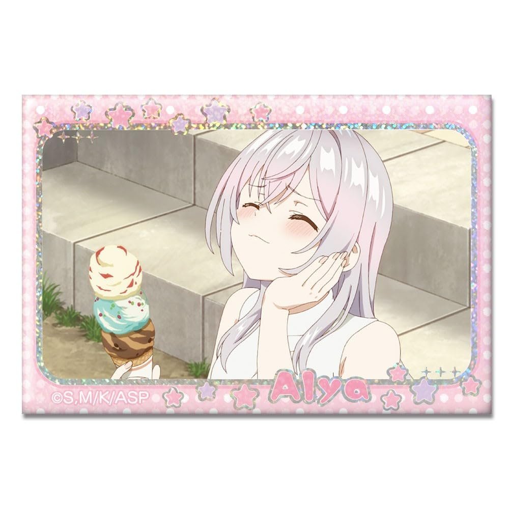 Sometimes Arya-san Next Door Delle in Russian Hologram Can Badge Arya E HBAN-R002-m05