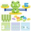 BAKAM Frog Balance Scale Toy, Number Counting Blocks Games, Montessori Math Games for Kids 5-7, Preschool Kindergarten Learning Activities, STEM Educational Toys for 3+ Year Old view 1