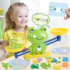 BAKAM Frog Balance Scale Toy, Number Counting Blocks Games, Montessori Math Games for Kids 5-7, Preschool Kindergarten Learning Activities, STEM Educational Toys for 3+ Year Old view 2