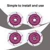 Aluminium Alloy RC Brake Disc Kit for HSP 94123/R31 1/10 RC Car, 4pcs YellowPink Brake Discs Great for RC Car Enthusiasts (Volet) view 3