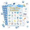 Zcsni Baby Shower Bingo Game Cards, Blue Baby Shower Bingo Game, Gender Reveal Party Games Favors Supplies Decorations, Gender Reveal Party Activities for Adults Family -19 view 1