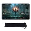 Playmats Compatible Lorcana Size 24x14 Inches TCG Gaming Mat 10, Non-Slip Rubber with Zones Play Mat and Free Storage Bag (DIS60, 24 x 14 in-zone2) view 1