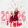 2026 Balloon Numbers - 40 Inch Pearlescent Pink New Years Eve Party Supplies 2026, Nye Decor Party Decorations Happy New Year, New Years Eve Foil Party Balloons view 2