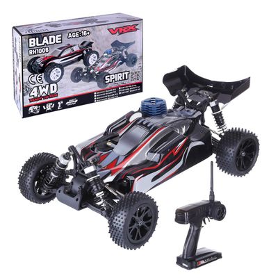 FunXylophy High Speed Remote Control Car, VRX RH1006 2.4G 4WD Nitro RC Off-Road Vehicle High Speed RC Car for Adults - RTR Version