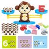 BAKAM Monkey Balance Scale Toy, Number Counting Blocks Games, Montessori Math Games for Kids 5-7, Preschool Kindergarten Learning Activities, STEM Educational Toys for 3+ Year Old view 1