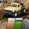Mostop RC Car C14 Rock Crawler RC Truck 4x4 Climbing Vehicle with 2 Batteries, 2.4 Ghz Remote Control Car All Terrain Rock Crawler RC Car with Light & 2 Batteries, 4WD Off Road Hobby RC Cars for Boys view 4