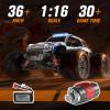 SIMREX 1/16 Scale Hobby RC Car, 36 KPH High-Speed 4WD RC Truck, 2.4 GHz Remote Control Car, All-Terrain Electric Vehicle, 4X4 Remote Contral Moster Truck for Kids and Adults view 2