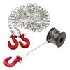 25T Steering Gear Servo Winch Wheel & Mini Metal Trailer Hook & Chain view 1