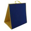 Foldable Felt Board Educational Quiet Double Sided Teaching, Blue and Green Play Area with Portable Strap Felt Quiet Board Great Tool for Parents and Teachers (Blue Green) view 3