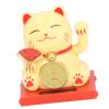 2 Inch Solar Fortune Cat with Clear Box Solar Powered Lucky Cat Waving Arm Set Ideal for Home Office and Dashboard Decor Brings Good Luck and Charm to Any Space with Solar view 3