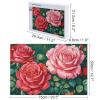1000 PCS Jigsaw Puzzles Rose Butterflies Puzzles Personalized Puzzle for Adults Wooden Puzzle Custom Puzzles from Photos Picture Puzzle Classic Jigsaw Puzzle for Wedding Birthday Valentine's Day view 2