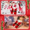 Hiboom 24 x 17 Inch Large Christmas Toss with 6 Bags Christmas Bean Bag Party Favor Outdoor Beach Yard Activities Family Party Supplies(Santa) view 3