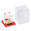 2 Inch Solar Fortune Cat with Clear Box Solar Powered Lucky Cat Waving Arm Set Ideal for Home Office and Dashboard Decor Brings Good Luck and Charm to Any Space with Solar view 2