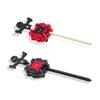COCOFOX 2 Pack Burst Launchers, Right/Left-Spin Launcher, Gyro Launcher(Black+Red) view 1