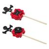 COCOFOX 2 Pack Burst Launchers, Right/Left-Spin Launcher, Gyro Launcher(Black+Red) view 4
