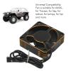 RC Motor Cooling Fan, Aluminum Alloy and Hard Plastic 35mm 15000rpm ESC Cooling Fan for AXIAL, More Remote Control Cars (Gold) view 3
