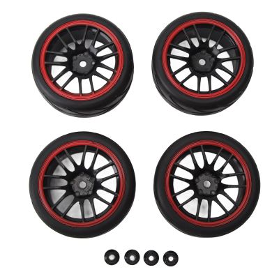 1/10 RC Off Road Car Tires, Rubber and Plastic Material, Strong Cushioning, High Wear Enhanced Grip with Axial, HSP, for, for HPI