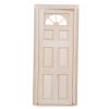 1:12 Scale Dollhouse Door, Mini Wooden Doors Toy for DIY Scene Doll Home Furniture Decoration (Six-Frame Door) view 1