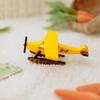 BUSY PUZZLE Wooden Toy Plane with Name Fighter Plane Toy Pretend Play Toddlers Sensory Activity Toys Wooden Nursery Airplane for Kids view 3