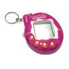 Interactive Digital Pet, Retro Virtual Electronic Pet Keychain Handheld Game Machine for Boys Girls (Pink view 3