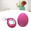 Interactive Digital Pet, Retro Virtual Electronic Pet Keychain Handheld Game Machine for Boys Girls (Pink view 4
