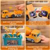 SJYN Magnetic Transform Engineering Car Assembled Toys with Storage Box, Robot Magnetic Blocks Toy, Construction Vehicle Engineering Cars for Kids Ages 3-5 4-8 Boy Activities - 35 Pieces view 2