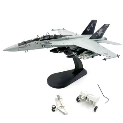 CHICHIYANG American F/A-18F F18 Super Hornet Fighter Airplane Model 1:72 Scale Simulation Aircraft Model Toy Collection Alloy ABS Plastic Material Aviation Plane