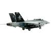 CHICHIYANG American F/A-18F F18 Super Hornet Fighter Airplane Model 1:72 Scale Simulation Aircraft Model Toy Collection Alloy ABS Plastic Material Aviation Plane view 3