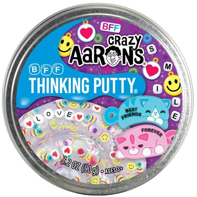Crazy Aaron's Thinking Putty - BFF - Sensory Putty for Kids and Grown ups in a 4" Tin - Creative and Endless Fun, Stress Relief Therapy Toys, Never Dries Out - Made in USA