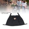 Universal Stroller Organizer Hanging Storage Bag with Elastic Straps for Diaper Bottles Tissues (Black) view 4