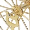 Ferris Wheel, 19x11x23. 5cm Magnetic Perpetual Motion Machine Gold Shelf Decor with Install Accessories for Tabletop Bookshelf Shelf Living Room Decoration view 4
