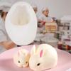 3D Bunny Soap Silicone, Bunny Clay Chocolate, Various & Novel for Baking, Necessary for Childrens Handicraft Development (Transparent Medium) view 4