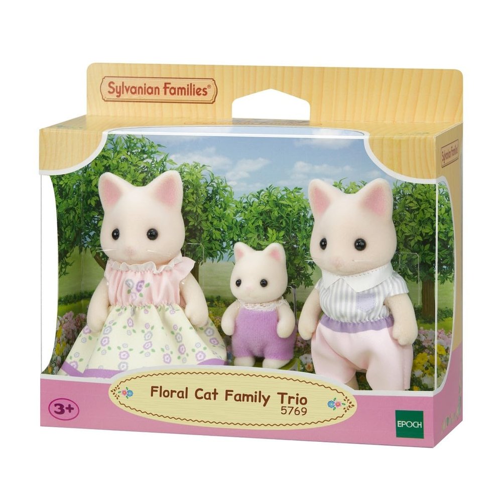 SYLVANIAN FAMILIES Trio Family Cat Flora