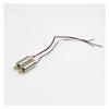 OQATNXUR 10mm*21mm 1020 Coreless Electronic Starter DC 7.4V 45000rpm Ultra-High Speed Engine with 11T Brass Gear for RC Car Drone(Black White Motor) view 3