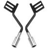 1Pair RC Simulation Exhaust Pipe Tube & 1/10 Simulation Rubber Luggage Net with Hooks view 2
