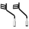 1Pair RC Simulation Exhaust Pipe Tube & 1/10 Simulation Rubber Luggage Net with Hooks view 3