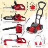 Arrowbash Kids Lawn Mower Toy Set 7 Pcs Electric Garden Tools with Leaf Blower, Chainsaw & Trimmer  Summer Outdoor Toys for Boys Girls Birthday Gifts view 2