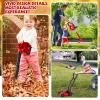 Arrowbash Kids Lawn Mower Toy Set 7 Pcs Electric Garden Tools with Leaf Blower, Chainsaw & Trimmer  Summer Outdoor Toys for Boys Girls Birthday Gifts view 3