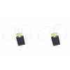 2Pc Mini Magic Solar Energy Powered Cockroach for Halloween Christmas Grasshopper Educational Kid Toy view 1