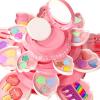 Menolana Makeup Set Toy Pretend Play Makeup Beauty Set, Makeup Girls Toys for Age 3 4 5+ Girls Kids Birthday Toys Gift, 4 Layer view 3