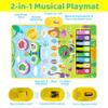 Baby Toys for 0-6 months, Dinosaur Musical Mat Montessori Sensor Toys 1 Year Old, Sensory Early Educational Musical Learning Toys, Christmas Birthday Easter Gifts for 2 3 4 Year Old Toddler Boys Girls view 2