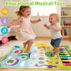 Baby Toys for 0-6 months, Dinosaur Musical Mat Montessori Sensor Toys 1 Year Old, Sensory Early Educational Musical Learning Toys, Christmas Birthday Easter Gifts for 2 3 4 Year Old Toddler Boys Girls view 3