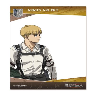 AFORCE x Dragon Horse Attack on Titan Arlert Transparent Character Card