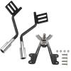 1Pair RC Simulation Exhaust Pipe Tube & Metal RC Toy Car Spare Tire Rack Decoration Accessories view 1